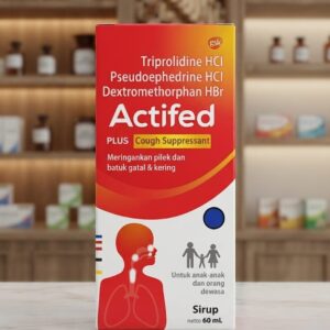 ACTIFED COUGH SUPPRESSANT (MERAH)